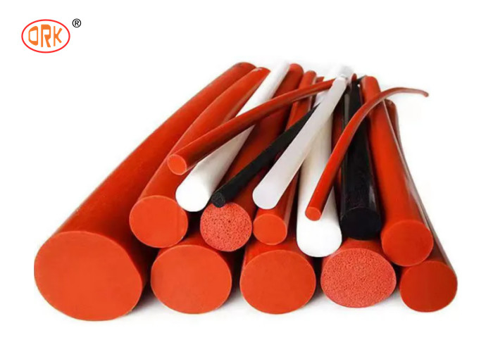 De rode Silicone Uitgedreven Spons O Ring Seal Cord van het Strook Rubberschuim