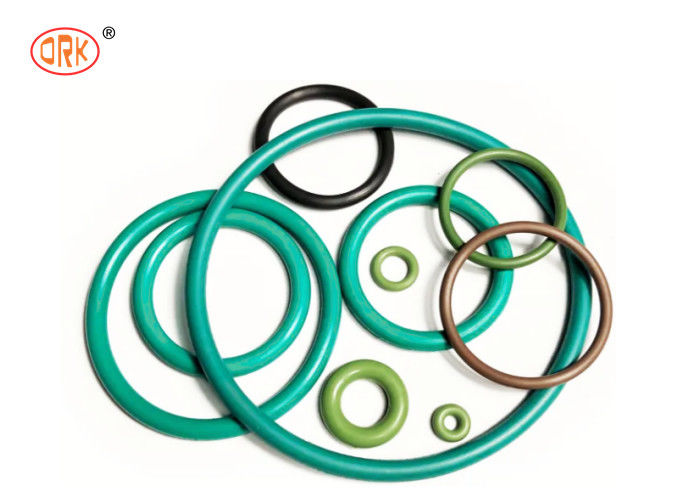 Groene FVMQ Fluorosilicone Hittebestendig O Ring Manufacturers voor het Materiaal van de Raffinageolie
