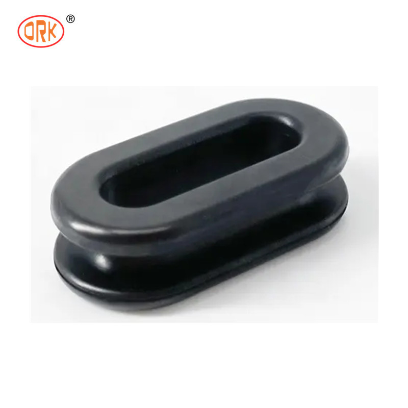 ORK Rubber gevormde onderdelen FDA gecertificeerd Niet giftig Silicone rubber grommets Treksterkte 1000 PSI