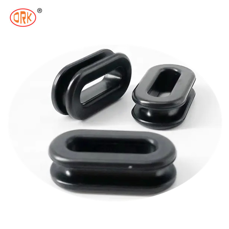 ORK Rubber gevormde onderdelen FDA gecertificeerd Niet giftig Silicone rubber grommets Treksterkte 1000 PSI