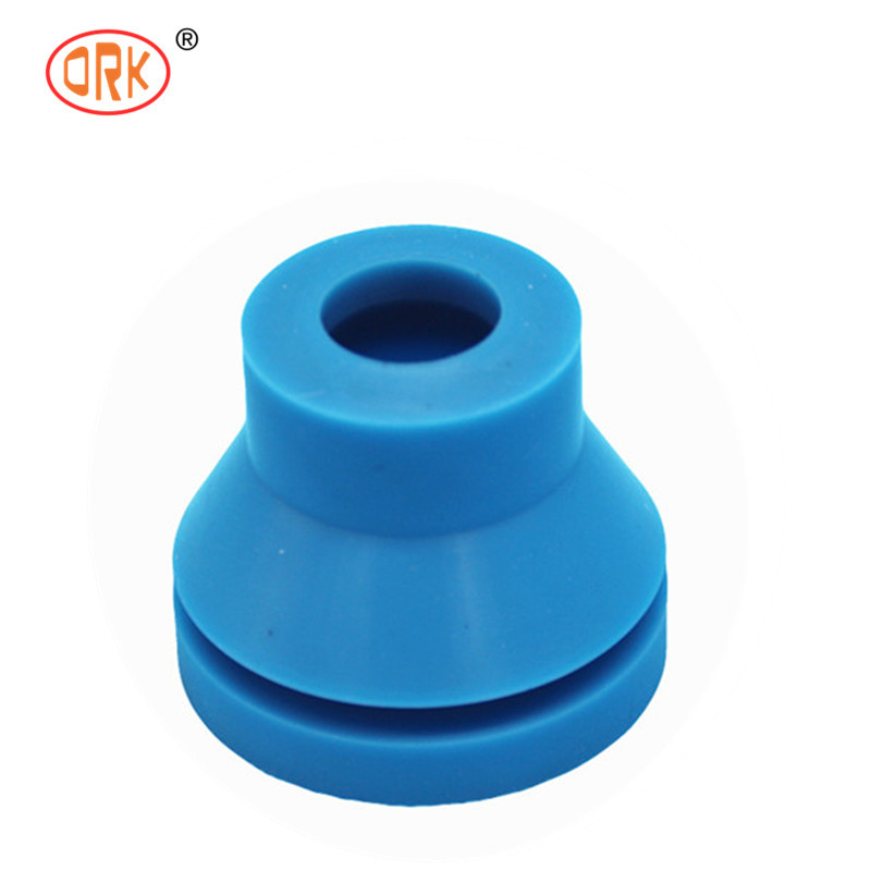 Uitstekende weerstand tegen terugslag Blauwe kleur Custom Mold Silicone Rubber Bushing