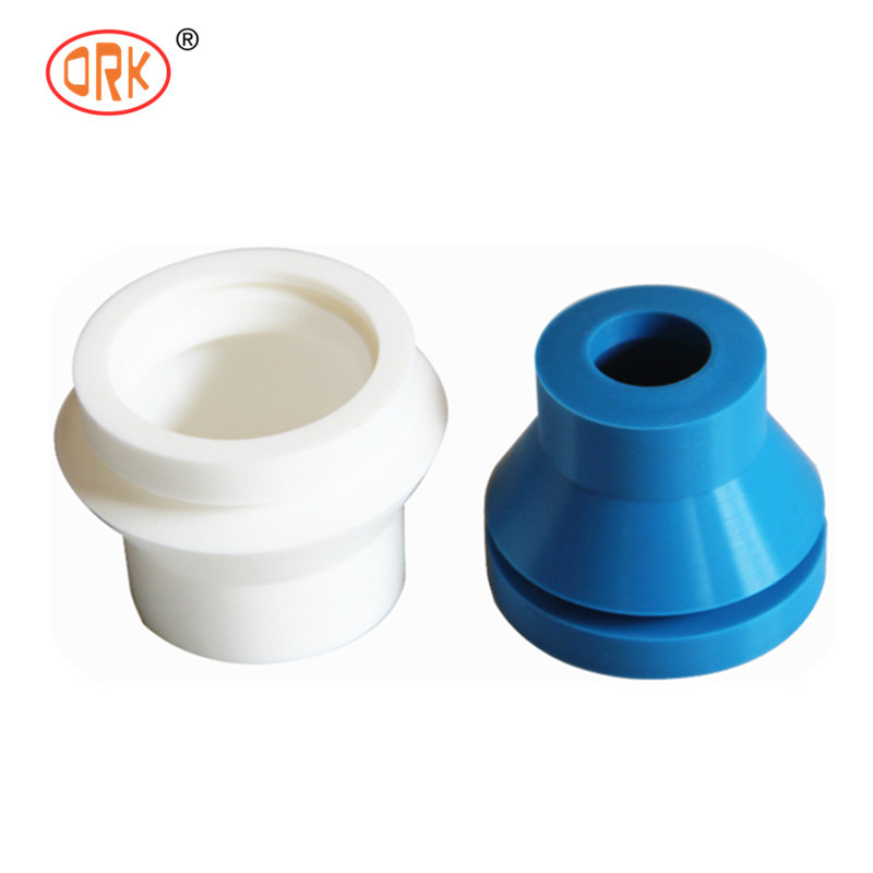 Uitstekende weerstand tegen terugslag Blauwe kleur Custom Mold Silicone Rubber Bushing