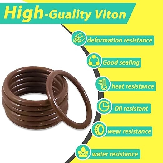 Hoge duurzaamheid 386PCS FKM 75A Bruine loodgieters O Ring Kit voor automotive kraan reparatie afdichtingen