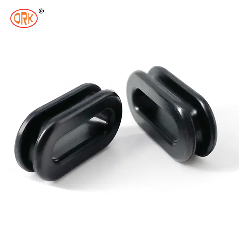 Industrial Silicone Wire Grommet, Rubber Hole Grommet with Silicone NBR EPDM FKM Available, Waterproof Dustproof Vibration Damping for Electronic Equipment Panel